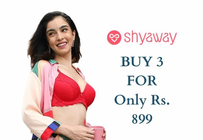 Shyaway 3 Bras Offer