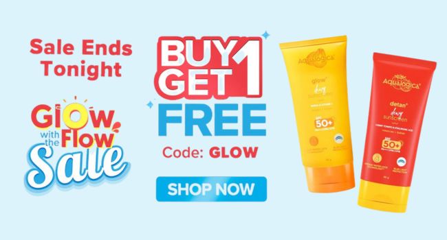 Aqualogica Glow with the Flow Sale | Buy 1 Get 1 Free