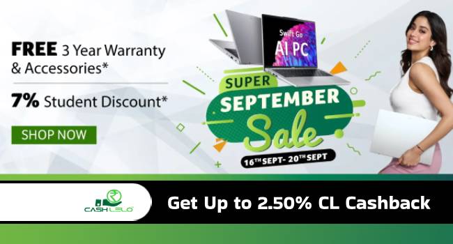 Acer Super September Sale