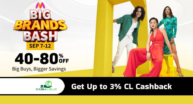 Myntra Big Brands Bash Sale