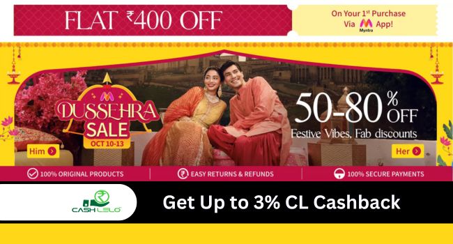 Myntra Dussehra Sale