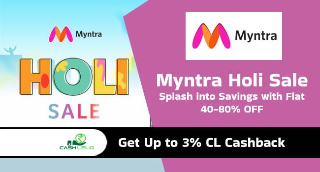 Myntra Holi Sale